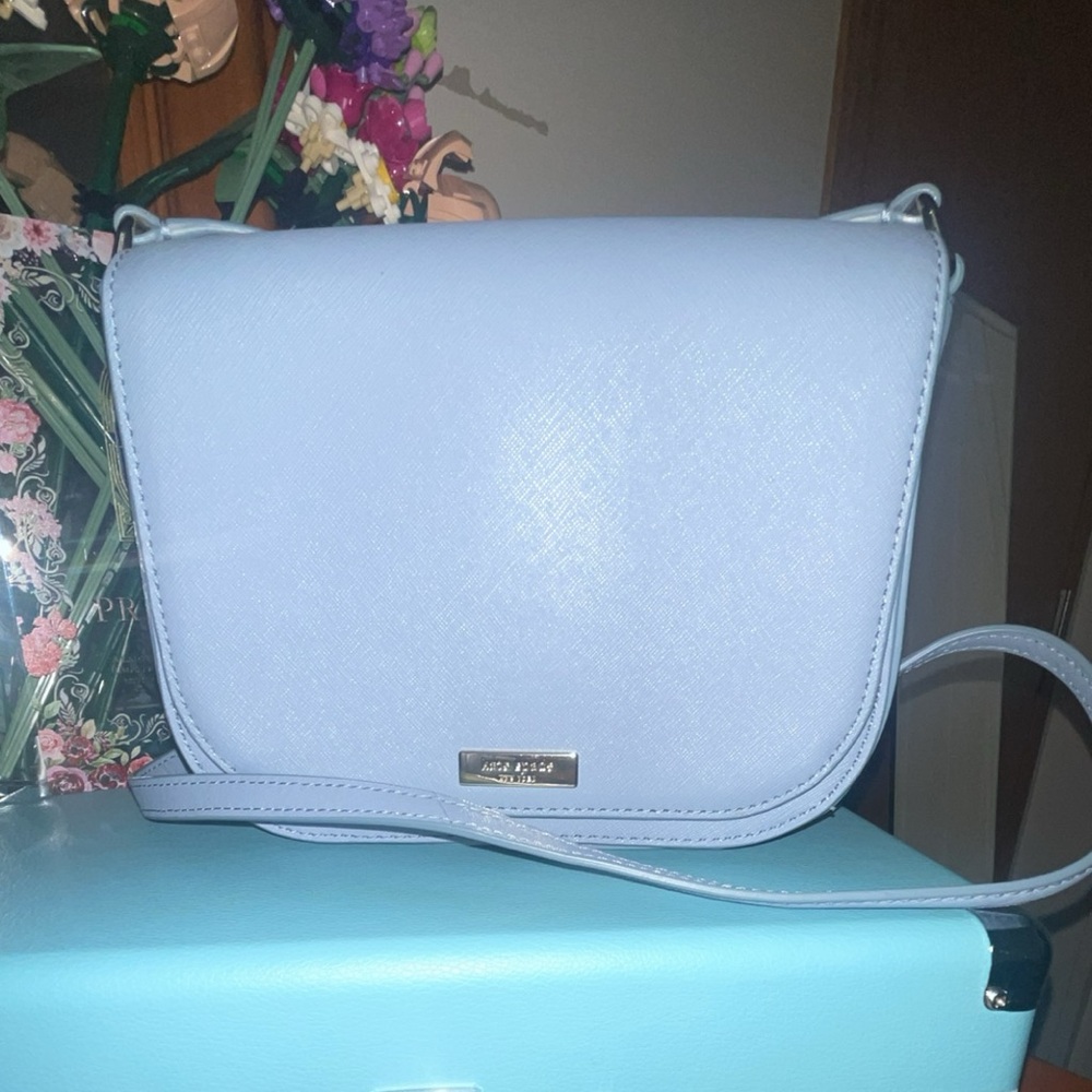 Light Blue-Kate Spade-Crossbody Bag